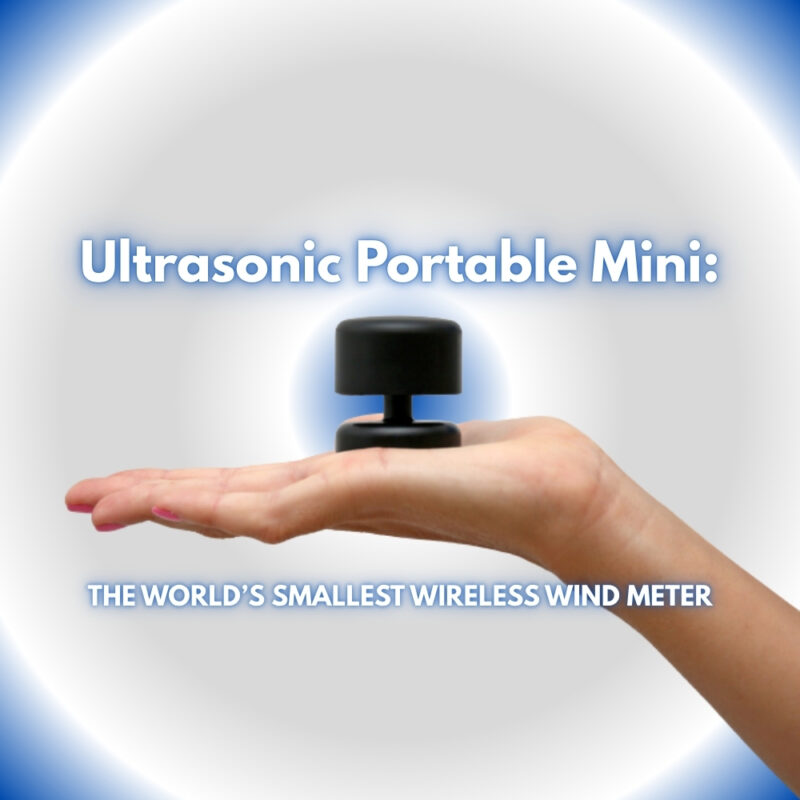 Ultrasonic Portable Mini The World’s Smallest Wireless Wind Meter (Blog)